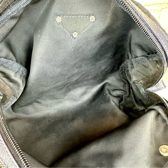 Prada Nylon Navy Blue crossbody or bum bag pouch with chain and dust bag - Picture 11 of 15